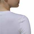Miniatyrbillede 2 af 7: Kortærmet T-shirt til Kvinder Adidas Techfit Training Hvid
