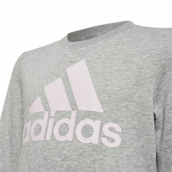 Sweatshirt uden hætte til piger Adidas Essentials Grå