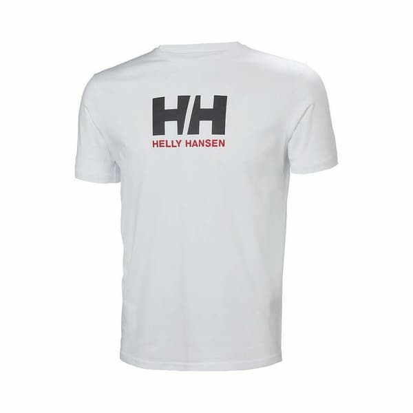 Miesten T-paita LOGO Helly Hansen 33979 001 Valkoinen