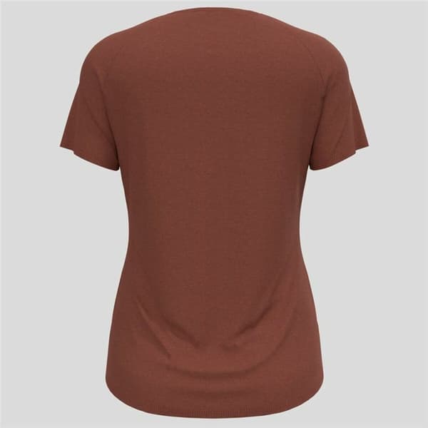 T-shirt med kortärm Dam Odlo Essential 365 Brun