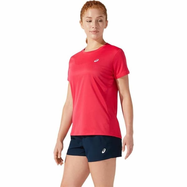 Naisten T-paita Asics Core Karmiininpunainen