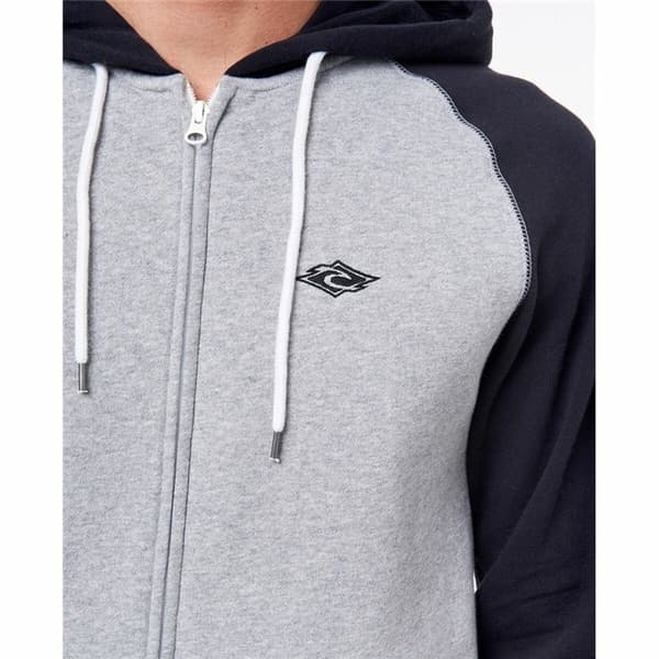 Hættetrøje til Mænd Rip Curl Lysegrå
