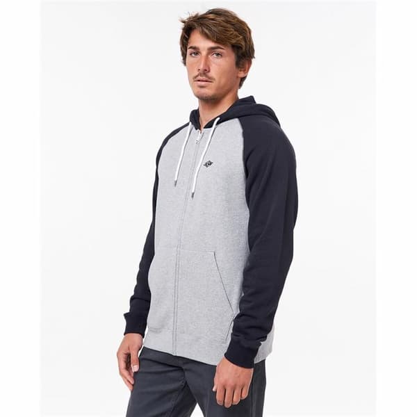 Hættetrøje til Mænd Rip Curl Lysegrå