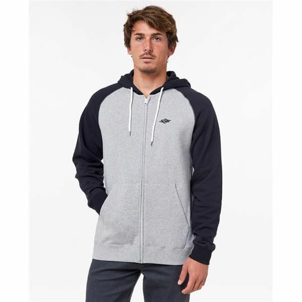 Hættetrøje til Mænd Rip Curl Lysegrå