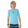 Miniatyrbillede 1 af 8: Kortærmet T-shirt til Børn Rip Curl Corps L/S Rash Vest  Blå Lycra Surf
