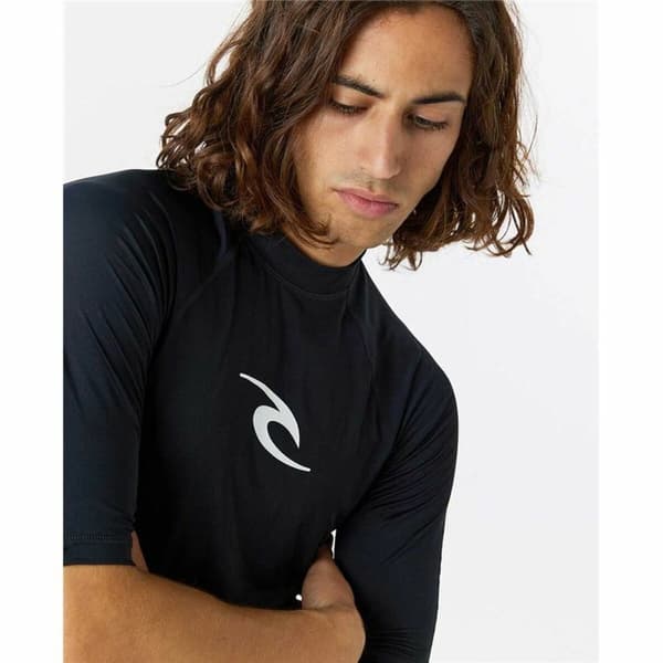 T-shirt med kortärm Herr Rip Curl Waves pf Svart