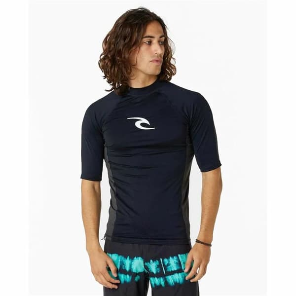 T-shirt med kortärm Herr Rip Curl Waves pf Svart