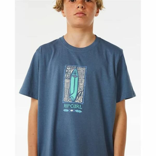 Barn T-shirt med kortärm Rip Curl Lost Island Blå