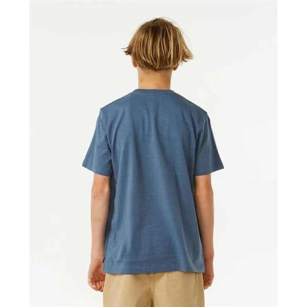 Barn T-shirt med kortärm Rip Curl Lost Island Blå