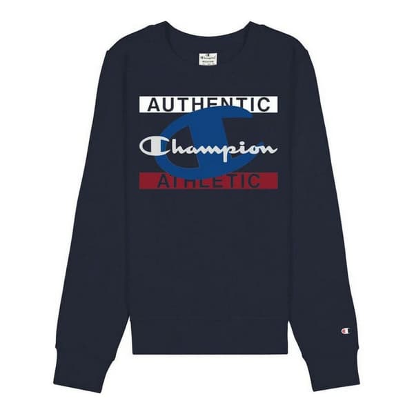 Tröja utan huva Herr Champion Authentic Athletic Mörkblå