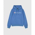 Miniatyrbillede 2 af 5: Hættetrøje til Mænd Champion HOODED SWEATSHIRT 220253 CBU Blå