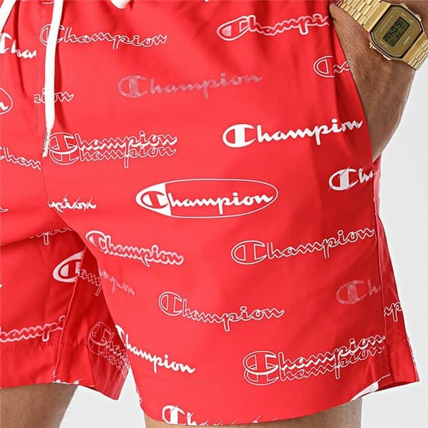 Baddräkt Herr Champion Beachshort Röd