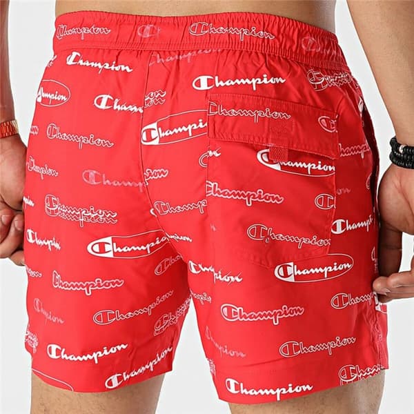 Baddräkt Herr Champion Beachshort Röd