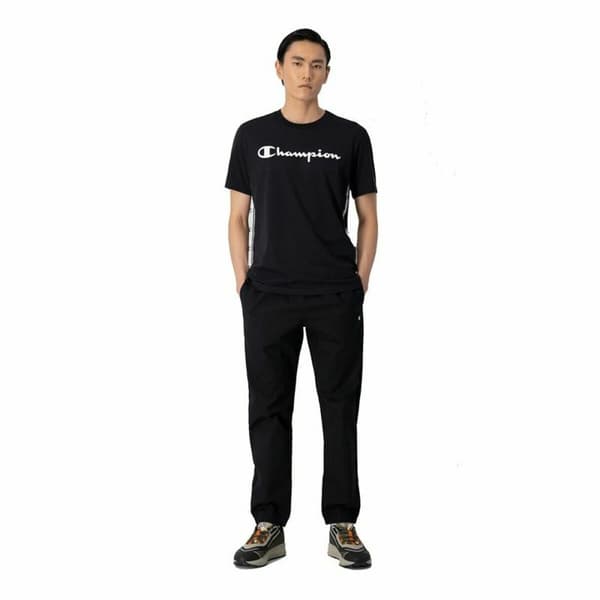 Kortærmet T-shirt til Mænd Champion Crewneck Sort