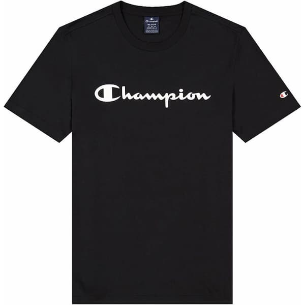Kortærmet T-shirt til Mænd Champion Crewneck Sort
