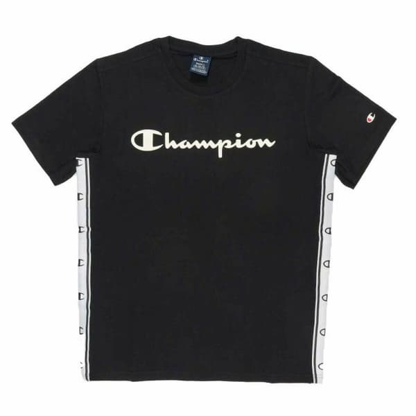 Kortærmet T-shirt til Mænd Champion Crewneck Sort