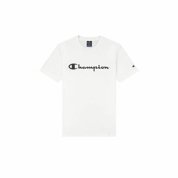 T-shirt med kortärm Herr Champion Crewneck Vit