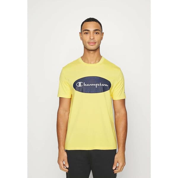 Miesten T-paita Champion Crewneck Keltainen