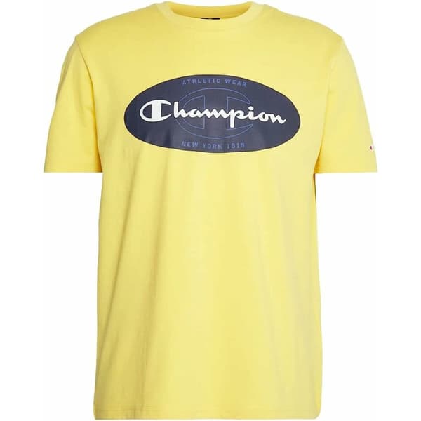 Miesten T-paita Champion Crewneck Keltainen
