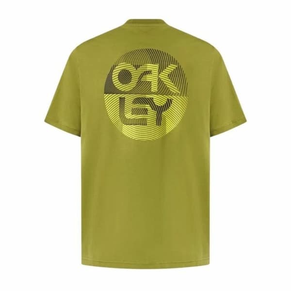 Sporttröja med ärmar Oakley Fingerprint B1B Mörkgrön