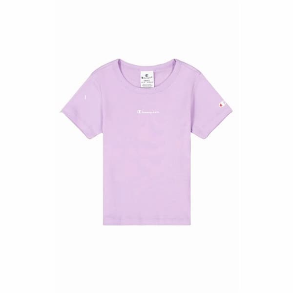 Lasten Lyhythihainen paita Champion Crewneck Laventeli