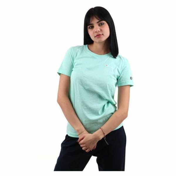 T-shirt med kortärm Dam Champion Crewneck