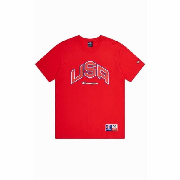 Kortærmet T-shirt til Mænd Champion Crewneck