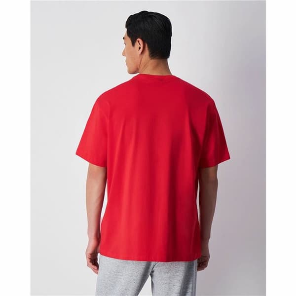 T-shirt med kortärm Herr Champion Crewneck Röd