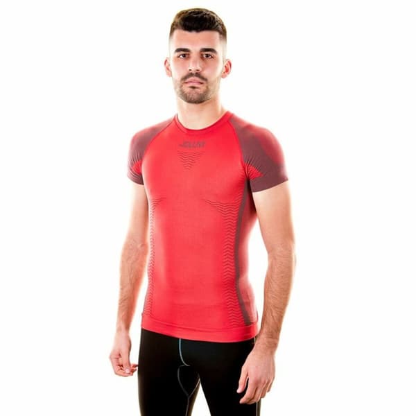 Kortærmet T-shirt til Mænd Joluvi Pro Rød
