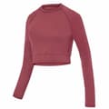 Miniatyrbillede 1 af 2: Langærmet T-shirt til Kvinder Joluvi Rødbrun Mørkerød