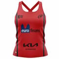Miniatyrbillede 1 af 7: T-shirt til Damer uden Ærmer Bullpadel  Delfi Brea Padel Mørkerød