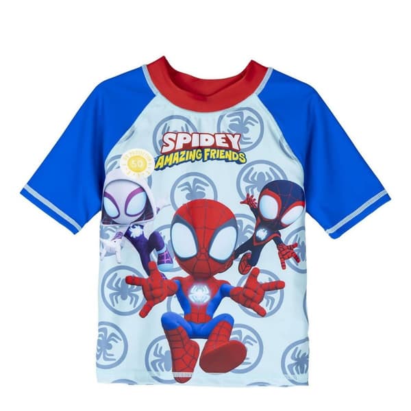 Badtröja Spidey Blå Röd