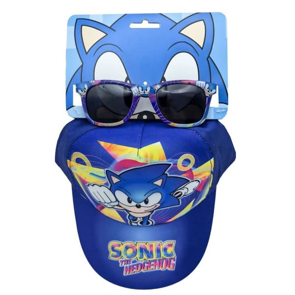 Barnkeps Sonic Blå Solglasögon (53 cm)
