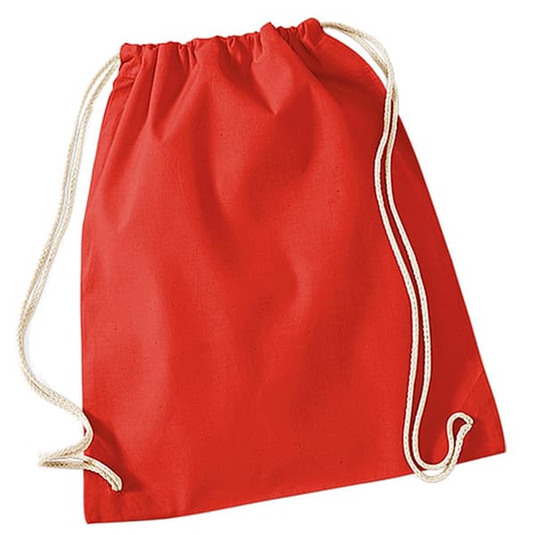 Westford Mill Gymsac-väska av bomull - 12 liter