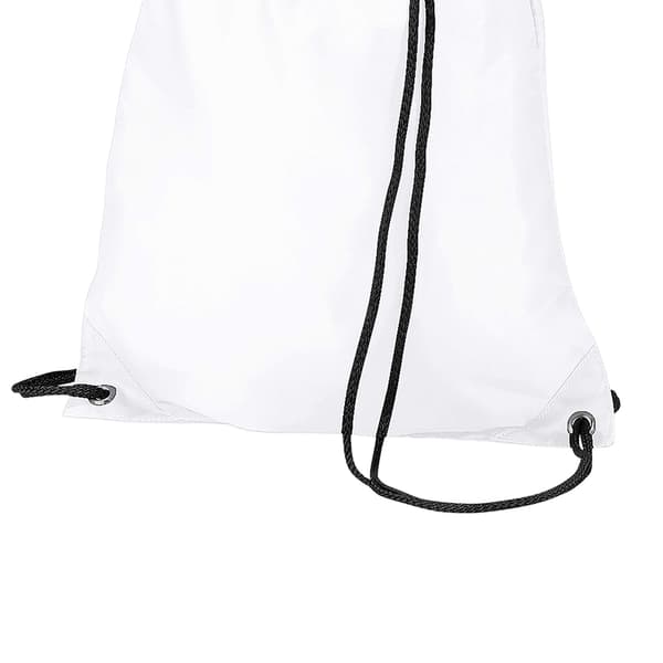 Bagbase Budget Vandafvisende sportstaske med snørebånd (11 liter) (pakke med 2)