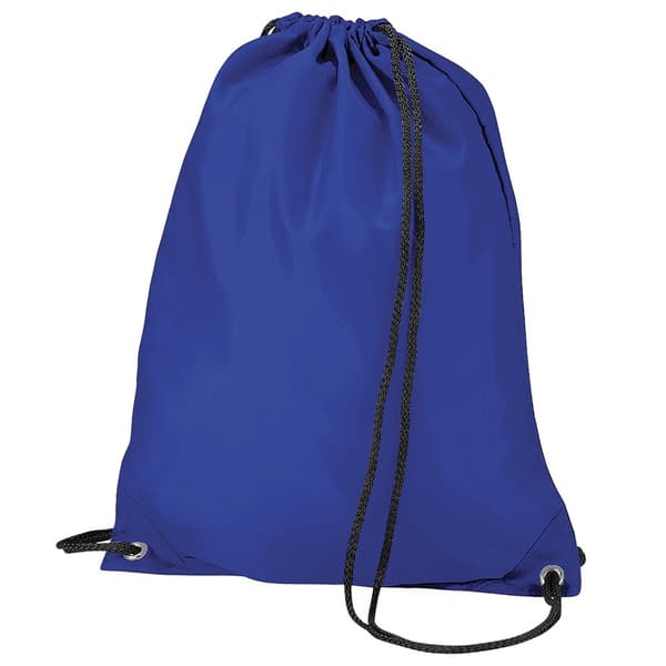 Bagbase Budget Vandafvisende sportstaske med snørebånd (11 liter) (pakke med 2)