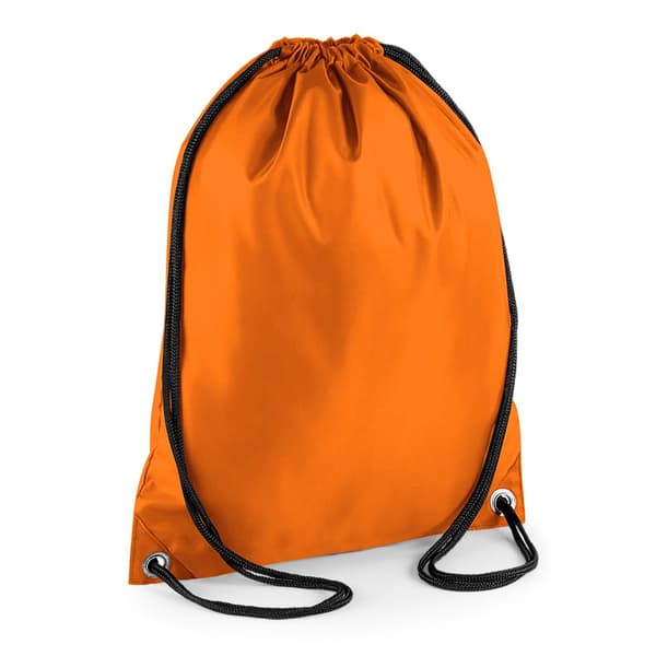 Bagbase Budget Vandafvisende sportstaske med snørebånd (11 liter) (pakke med 2)