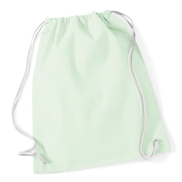 Westford Mill Gymsac-taske af bomuld - 12 liter (pakke med 2)
