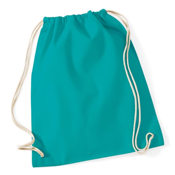 Westford Mill Gymsac-väska av bomull - 12 liter (2 st.)