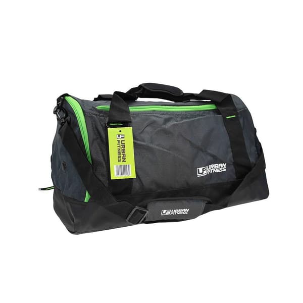 Urban Fitness Equipment Duffle taske Charcoal Grey/Black/Green One Size