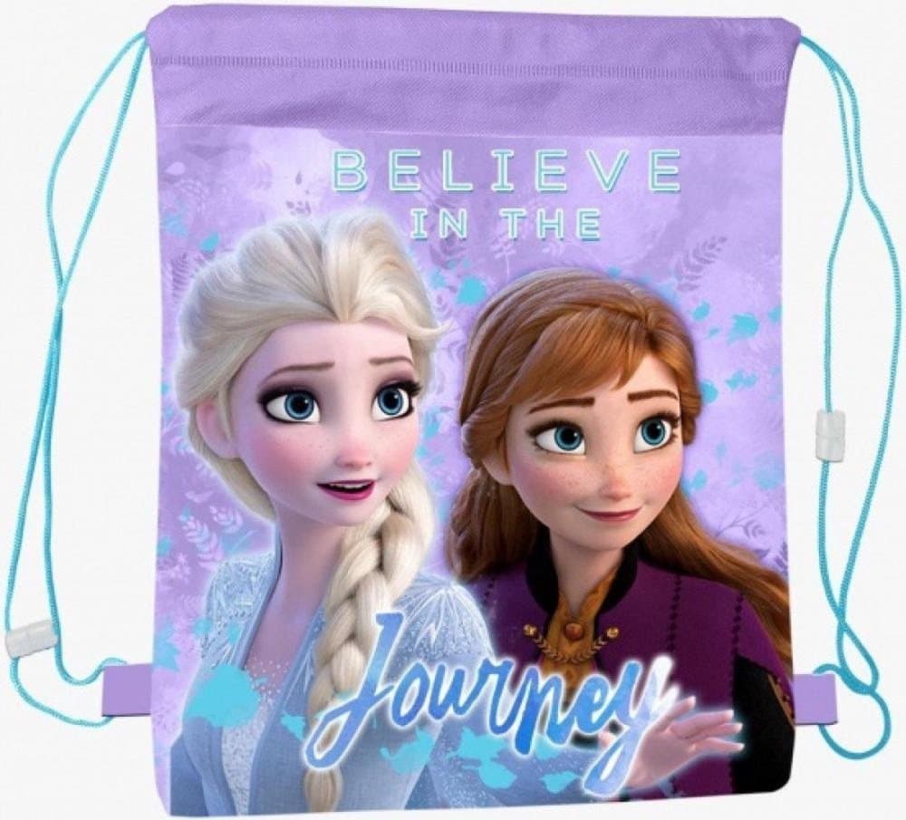 Disney Frozen Frost Believe In The Journey Gymtaske Børnetaske 43x33cm