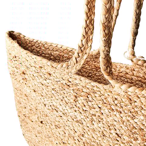 COLLECT handvävd väska i jute