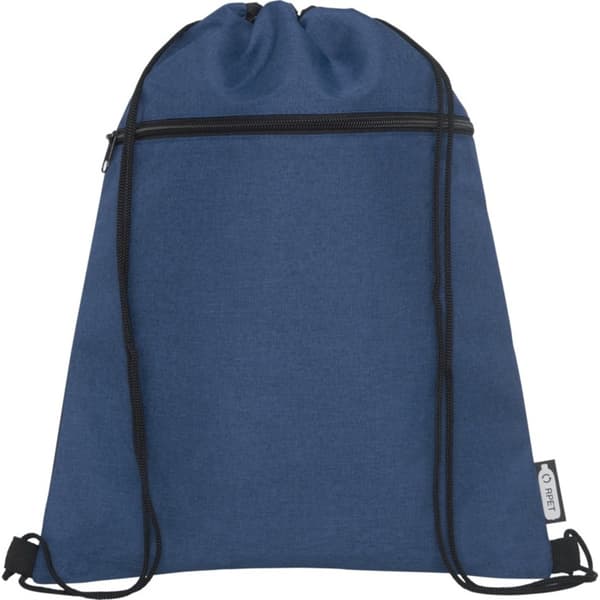 Bullet Ross Recycled Drawstring Bag Navy Heather One Size