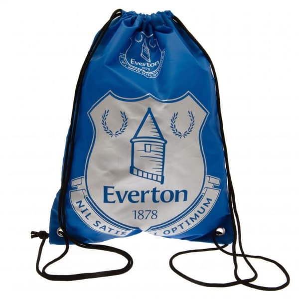 Everton FC Crest Gym Drawstring Bag Blue/White One Size