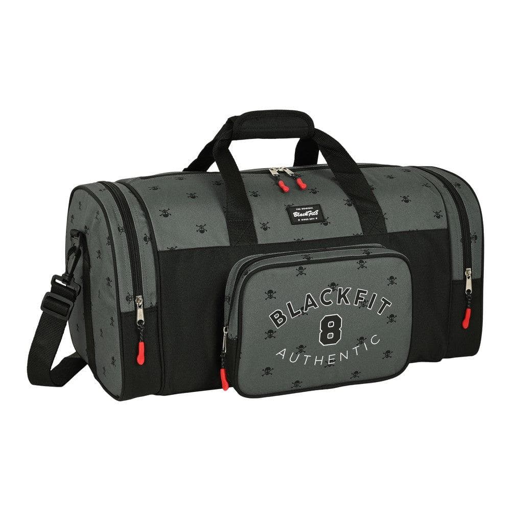 Sports bag BlackFit8 Skull Black Grey (55 x 26 x 27 cm)