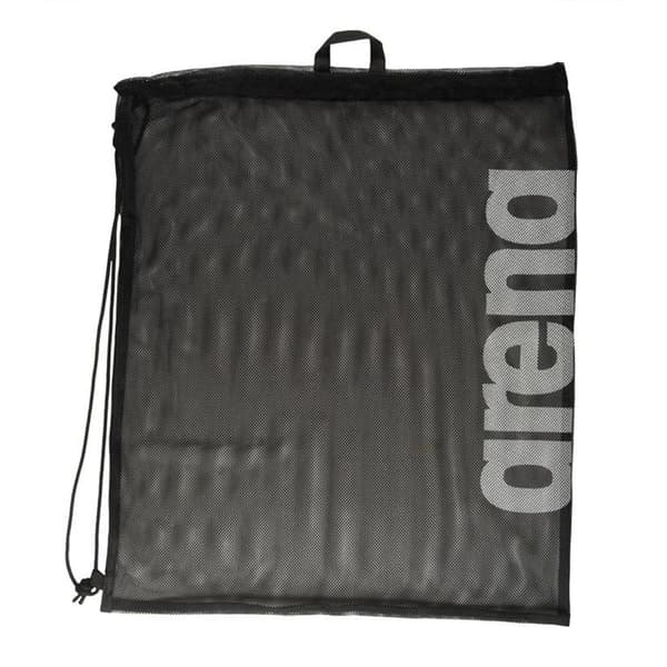 Arena Swim Team Mesh Drawstring Bag Black/White One Size