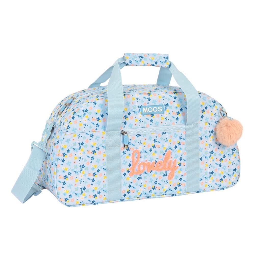 Sports bag Moos Lovely Light Blue (50 x 26 x 20 cm)