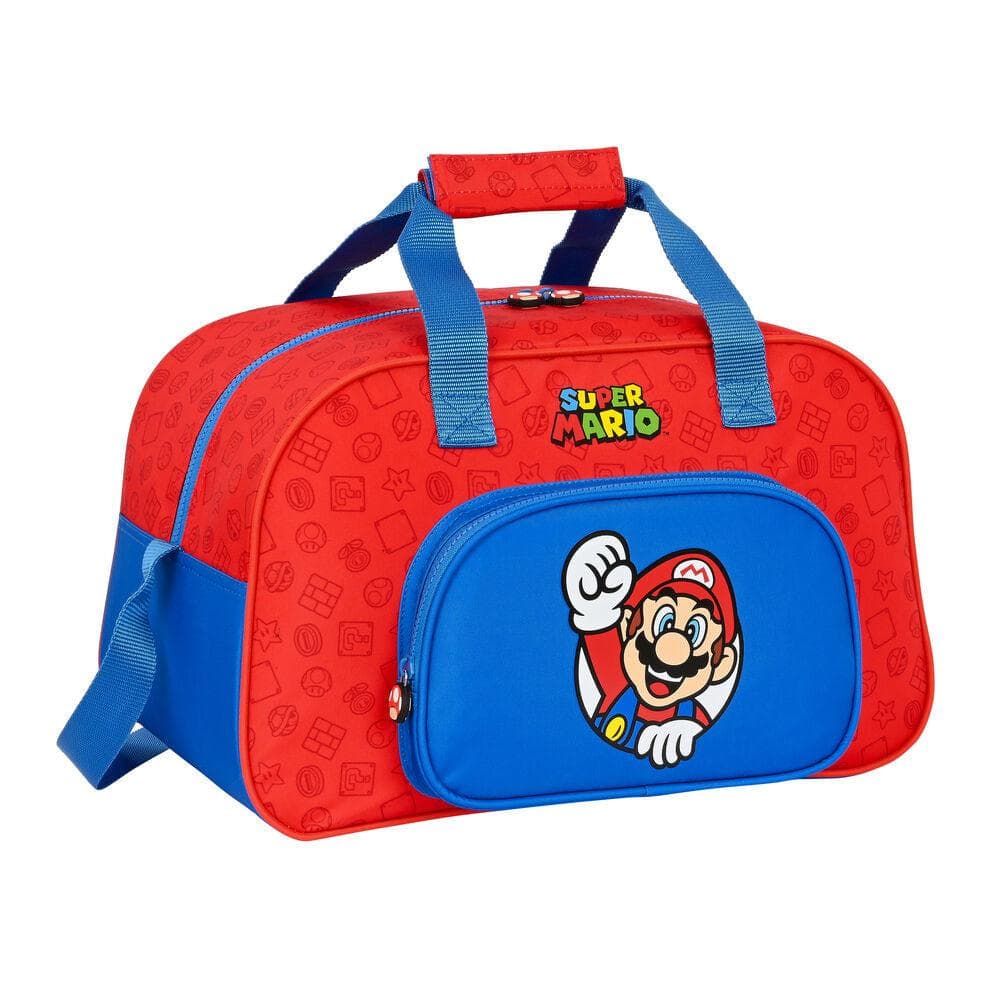 Sports bag Super Mario Red Blue (40 x 24 x 23 cm)