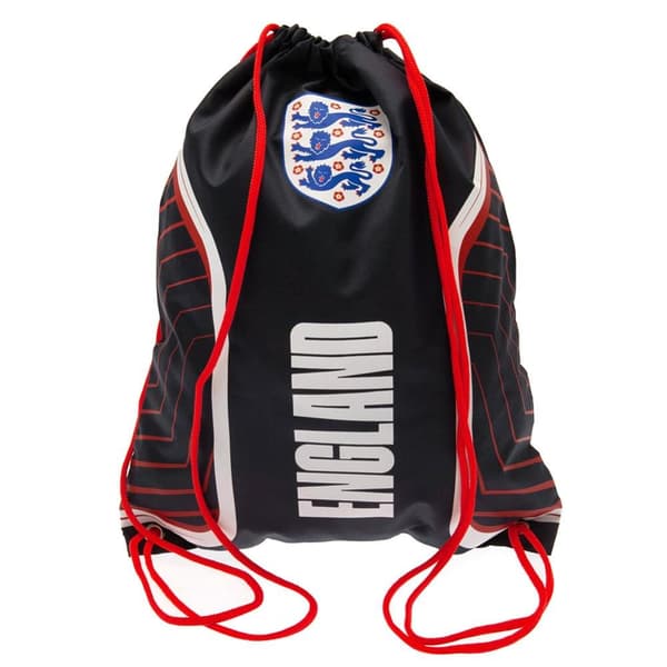 England FA Flash Drawstring taske Black/White/Red One Size