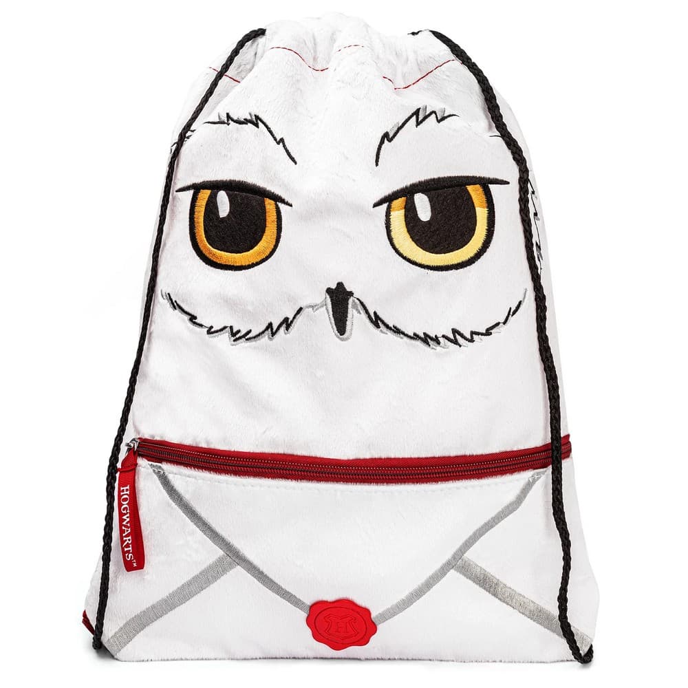 Harry Potter Leverans Hedwig Plush Drawstring Bag